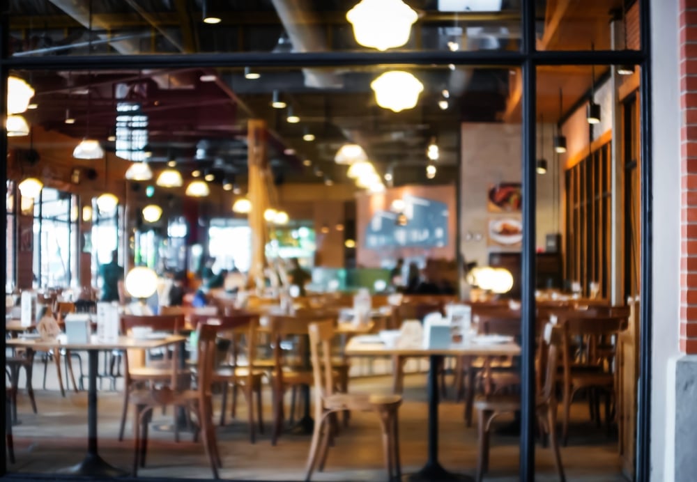 Welcome 106 Blurred interior image of a restaurant, like some of the top-rated Wausau restaurants
