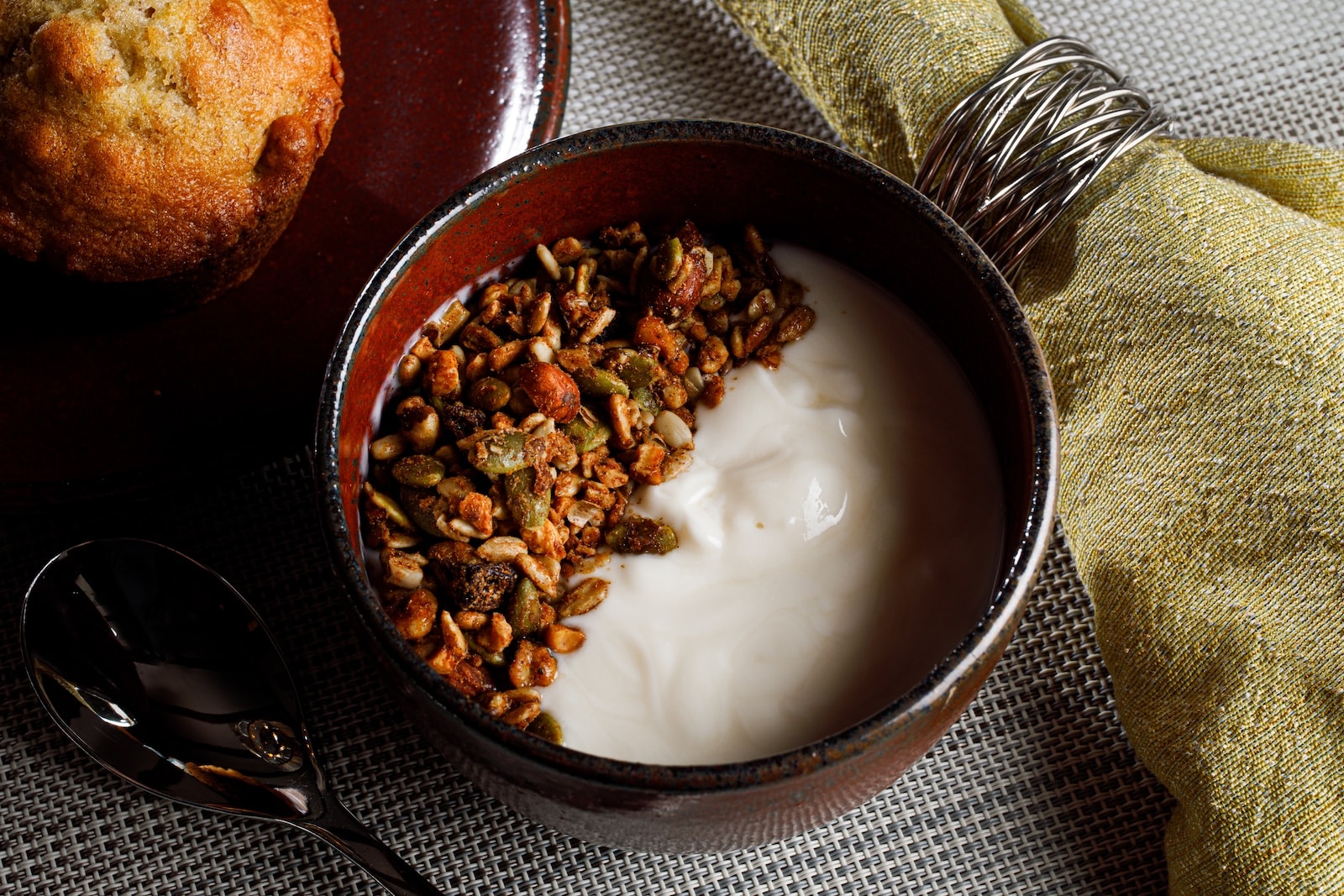 Romantic Things to Do in Wausau, Wisconsin: A Date Night Guide 2 A breakfast of yogurt and granola in a bowl at a Wausau hotel.