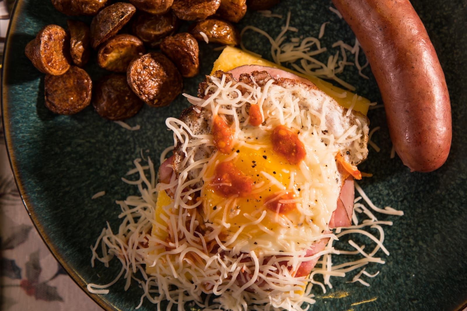 Romantic Getaways in Wisconsin: Wausau Deserves a Spot on Your List 3 An egg and cheese, potato, and sausage breakfast at one of the best Wausau hotels.