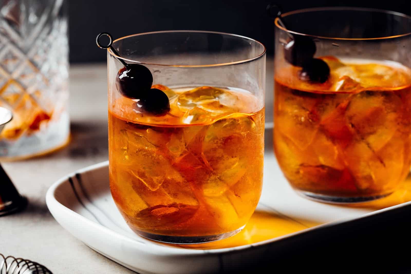 Inside the Timekeeper Distillery: Wausau's Craft Spirits Scene 2 Craft bourbon cocktails at Timekeeper Distillery in Wausau, WI.